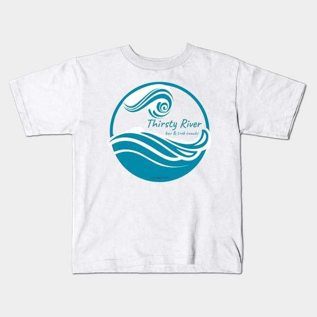 Thirsty River Kids T-Shirt by RadioHarambe